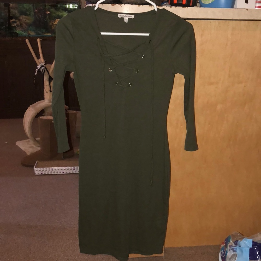 Green Charlotte Russe dress that I love.
